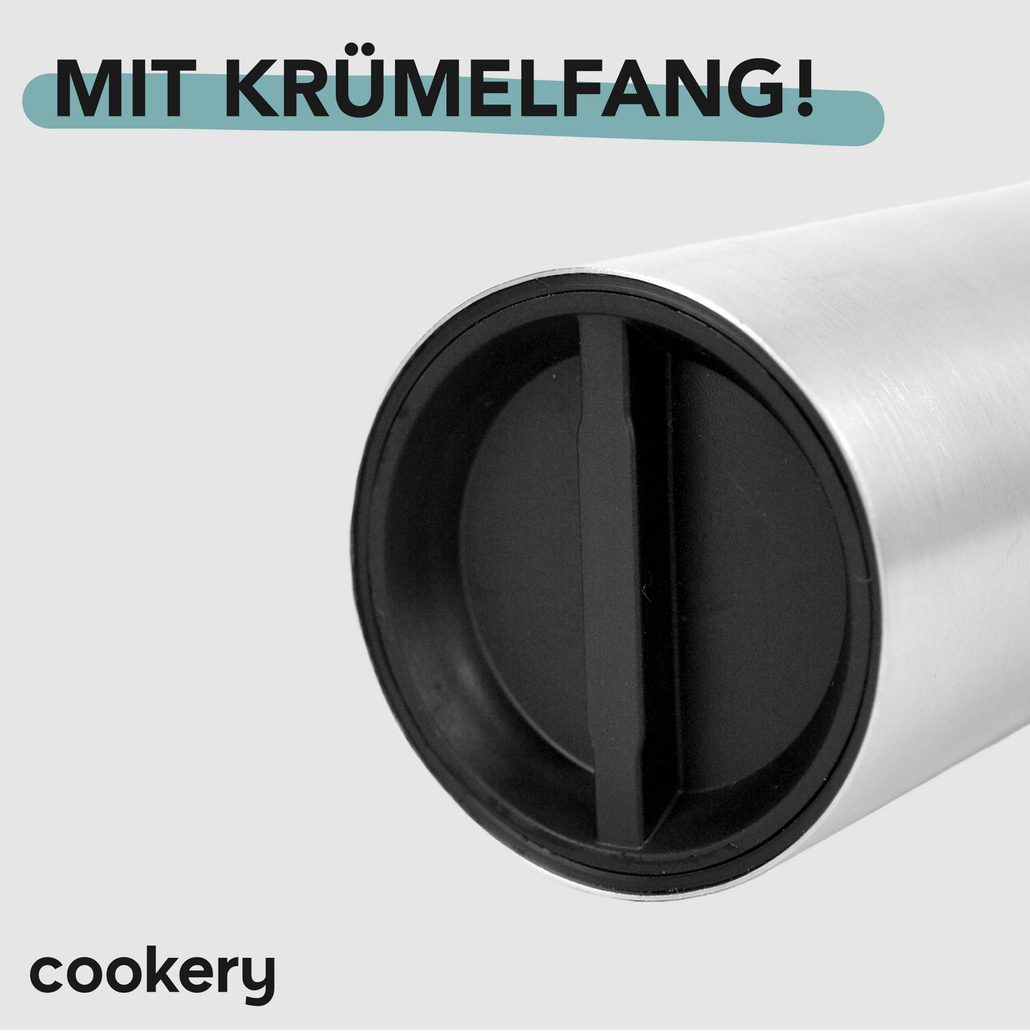 Muskatnuss Mühle aus Edelstahl