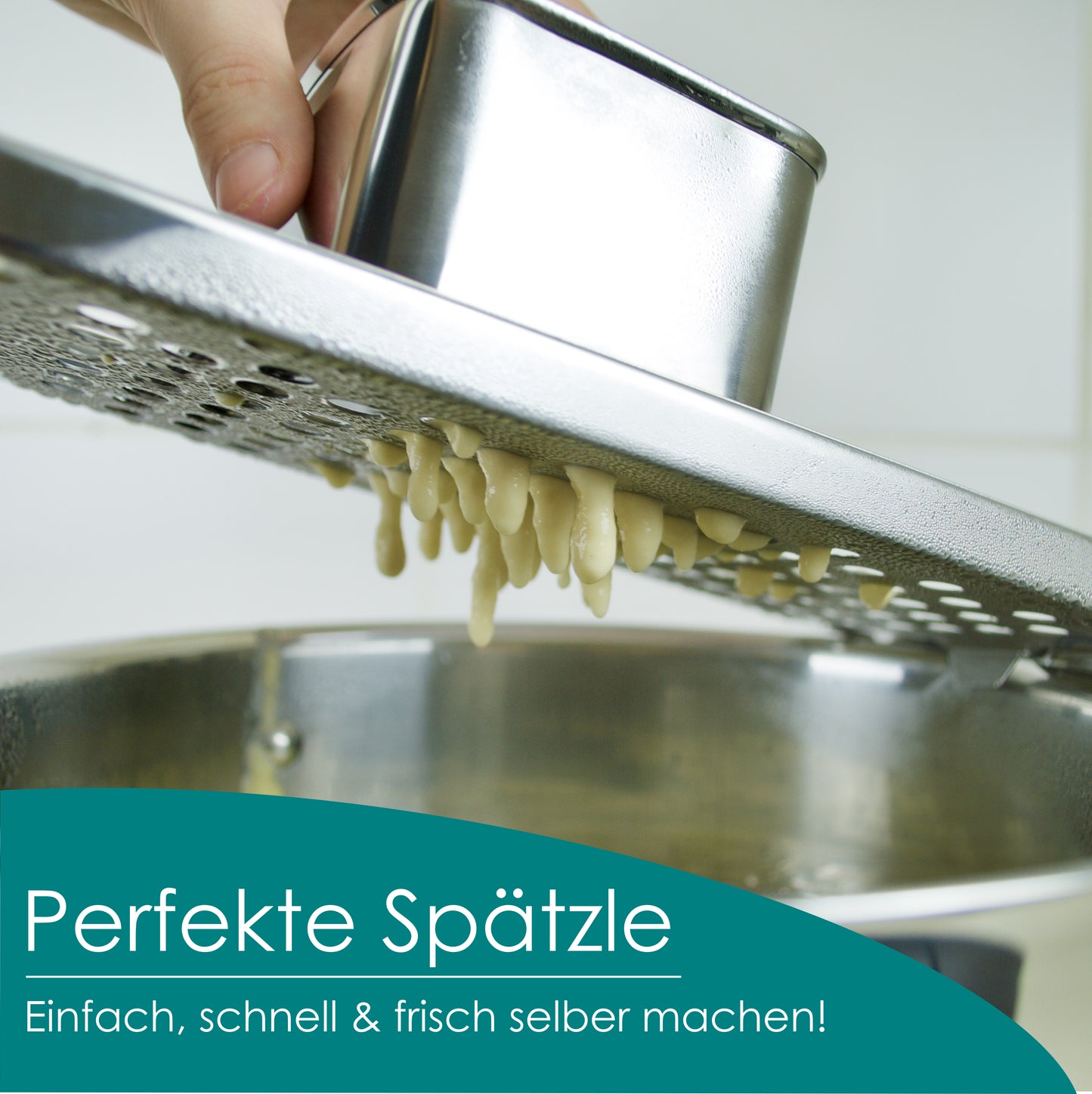 Cookery - Spätzlehobel aus Edelstahl